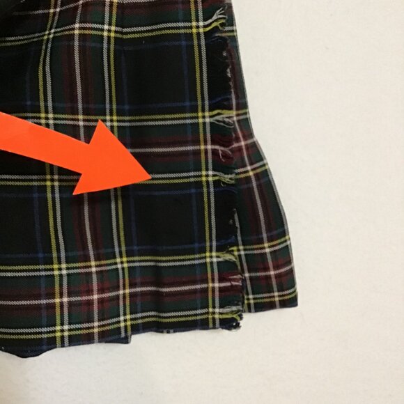 Vintage R.J. McCarthy Black/Multicolour Plaid Kilt Size S - Picture 14 of 14